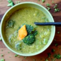 Broccoli Cheese Soup with Sauce Veloute Base