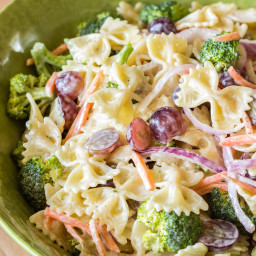 Broccoli Grape Pasta Salad Recipe