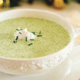 Broccoli-Mascarpone Soup