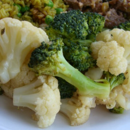 Broccoli or Cauliflower with Soy-Lemon Dressing