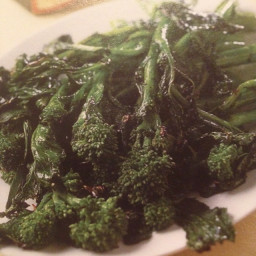 Broccollini, grilled with Balsamic Vinegar and Pine Nuts