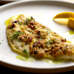 Broiled Fish With Lemon Curry Butter