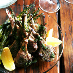 Broiled Lamb Chops with Mint Sauce