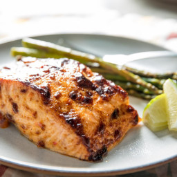 Broiled Salmon With Chili-Lime Mayonnaise Recipe