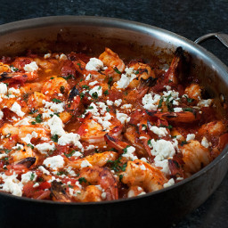 Broiled Shrimp with Tomatoes & Feta