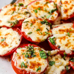 Broiled Tomatoes (A Low Carb Snack!)