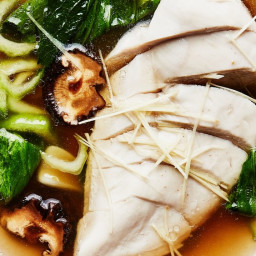 Brothy Chicken with Ginger and Bok Choy