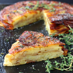 Brown Butter and Thyme Potato Torte