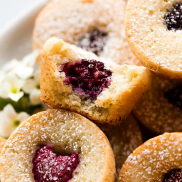 Brown Butter Berry Tea Cakes