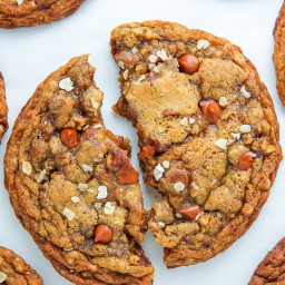 Brown Butter Cinnamon Chip Oatmeal Cookies