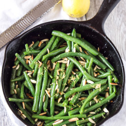 Brown Butter Green Beans with Slivered Almonds