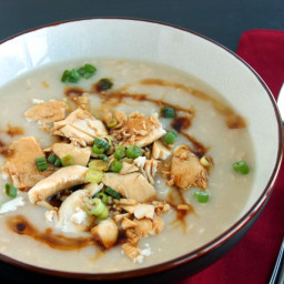 Brown Rice Congee with Chicken