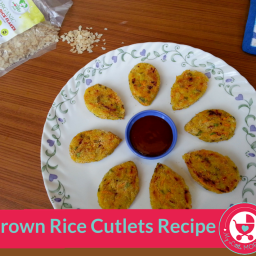 Brown Rice Cutlets Recipe