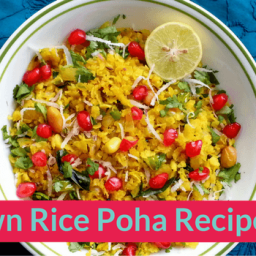 Brown Rice Poha Recipe
