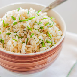 Brown Rice with Truffle and Chive