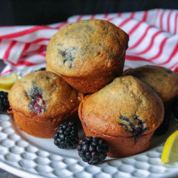 Brown Sugar Blackberry Muffins