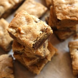 Browned Butter and Bourbon Blondies