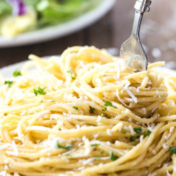 Browned Butter and Mazithra Cheese Spaghetti