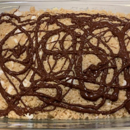 Browned Butter Rice Krispie Treats with Chocolate