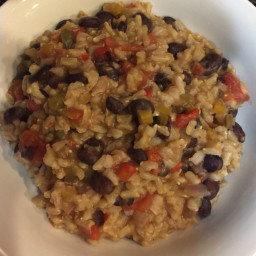 Brown Rice and Black Beans