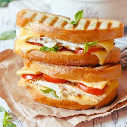 Bruschetta-style Grilled Cheese Sandwich