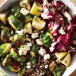 Brussels and Quinoa Bowl With Orange-Thyme Vinaigrette