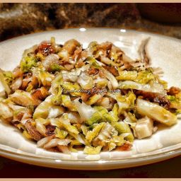 Brussels Sprout Hash with Caramelized Onions