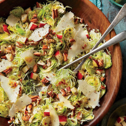 Brussels Sprout Slaw with Apples and Pecans Recipe
