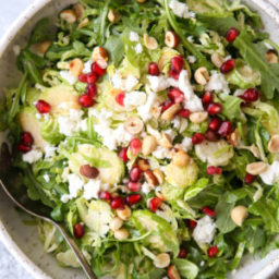 Brussels Sprouts and Arugula Salad