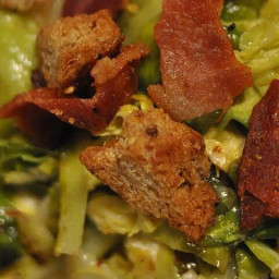 Brussels Sprouts and Bacon Salad