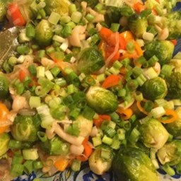 Brussels Sprouts Stir Fry