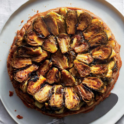 Brussels Sprouts Tarte Tatin