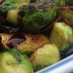 Brussels Sprouts with Bacon and Balsamic Recipe