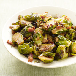 Brussels Sprouts with Bacon and Shallots