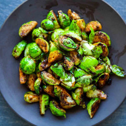 Brussels Sprouts with Black Bean Garlic Sauce