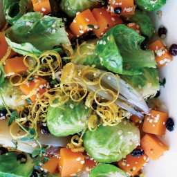 Brussels Sprouts With Butternut Squash and Currants