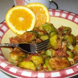 Brussels Sprouts with Orange and Bacon