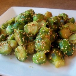Brussels Sprouts With Sesame Seeds