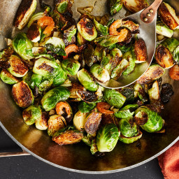 Brussels Sprouts with Shrimp Sauce Recipe