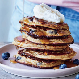 Buckwheat Blueberry Pancakes