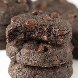 Buckwheat Dark Chocolate Brownie Cookies