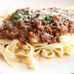 Buffalo Bolognese Sauce with Pasta Recipe