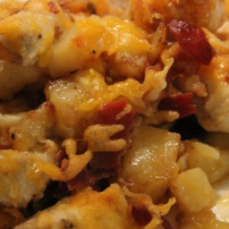 Buffalo Chicken and Roasted Potato Casserole Recipe