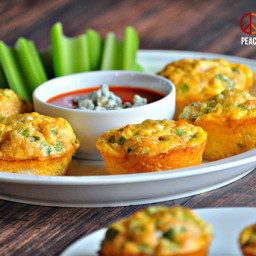 Buffalo Chicken Egg Muffins – Low Carb, Gluten Free