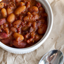 Buffalo Beans with Cherrywood Smoked Bacon