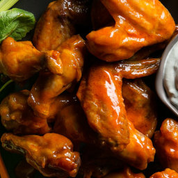 Buffalo Wings with Blue Cheese Dip