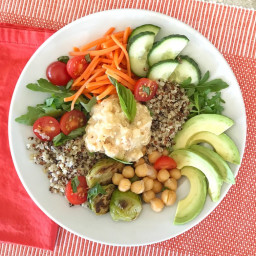 Build-Your-Own Chicken, Quinoa, and Vegetable Buddha Bowls