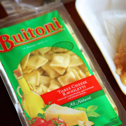 Buitoni three cheese ravioli