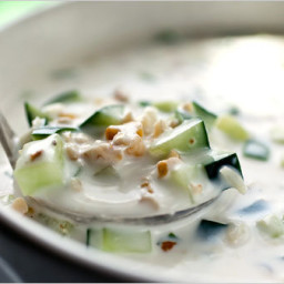 Bulgarian Cucumber Soup With Walnuts