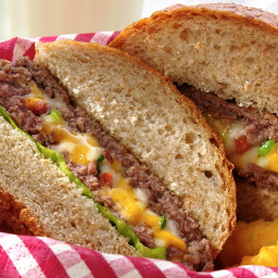 Burgers Filled With Cheddar And Bacon Are The Best Kind Of Burgers 